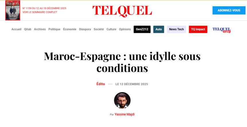 Cuando un diario marroquí interviene en la política española para blindar la ocupación del Sáhara Occidental: TelQuel y la presión política sobre España