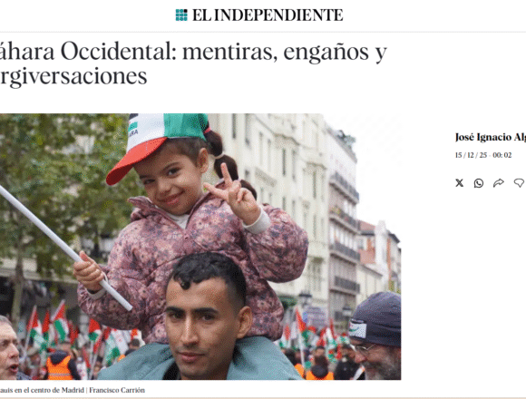 Sáhara Occidental: mentiras, silencios y una descolonización que sigue pendiente