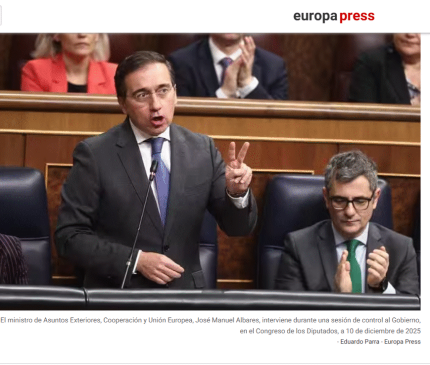 Albares en el Congreso: medio siglo de ocupación… y medio siglo de evasivas españolas