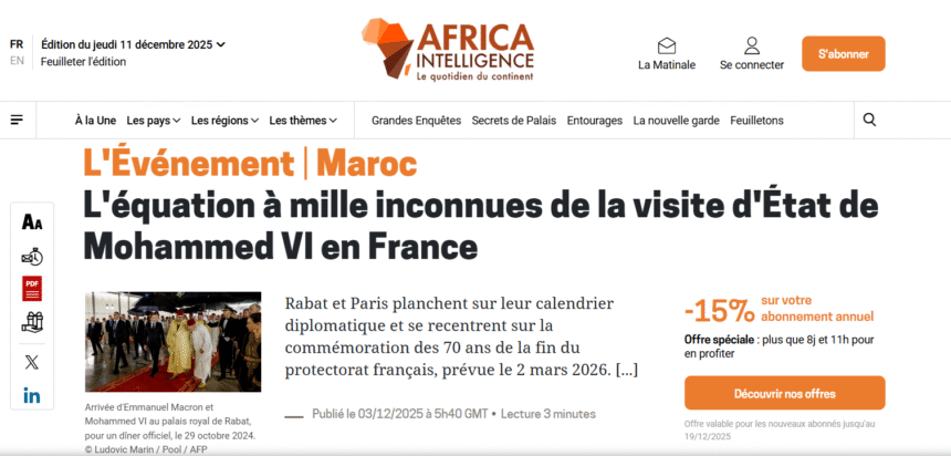 L’équation à mille inconnues : ce que révèle la visite d’État introuvable de Mohammed VI en France