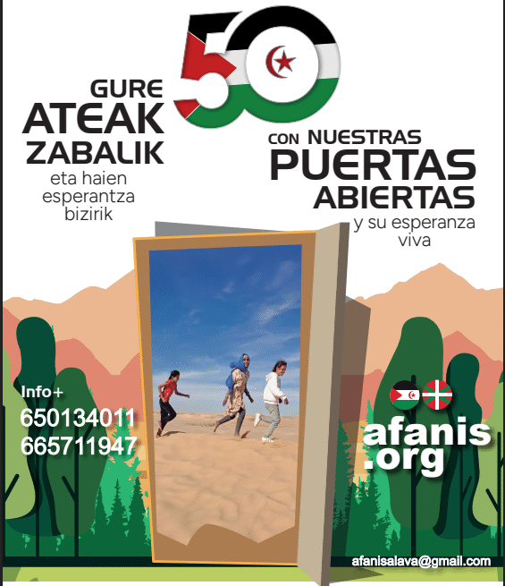 sdcfvdsadfcv #VacacionesEnPaz2026 | ‘Oporrak bakean’ programak Arabako 40 familiaren elkartasuna lortu nahi du datorren udan adingabe sahararrak etxean hartzeko « Prentsa oharrak