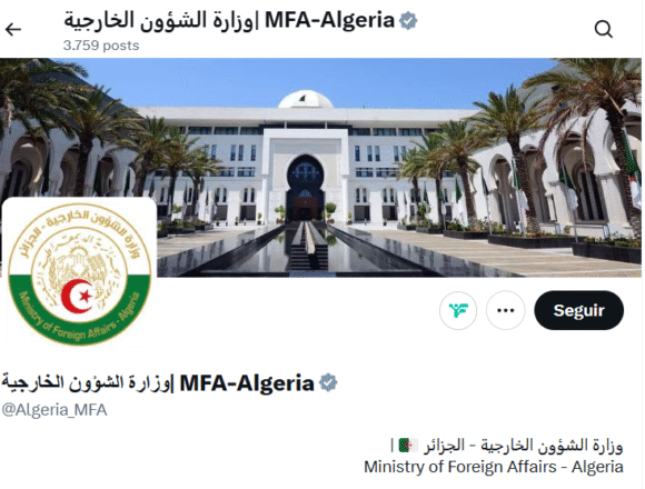 El Ministerio de Asuntos Exteriores de Argelia condena el reconocimiento de Somalilandia por Israel