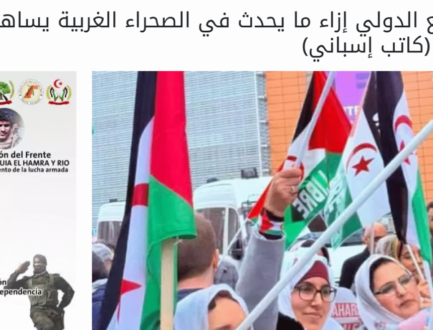 AQESDRFWQ2WERDF El silencio de la comunidad internacional ante lo que ocurre en el Sáhara Occidental contribuye a consolidar la lógica de la fuerza (Carlos C. García) – Sahara Press Service