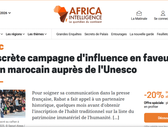 Comment le régime marocain instrumentalise le vêtement : le caftan face à l’Algérie et la melfa contre le Sahara occidental – Victoria G. Corera