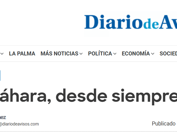 El Sáhara, desde siempre – Isidoro Sánchez en Diario de Avisos