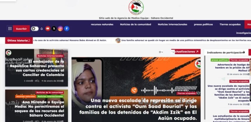 Web-Equipe-Media Equipe Media lanza una plataforma multilingüe para romper el silencio sobre el Sáhara Occidental – El Faradio | Periodismo que cuenta