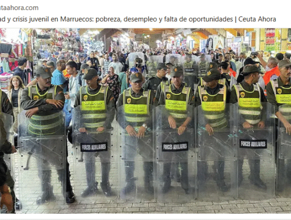 Marruecos: desigualdad estructural, exclusión social y una juventud sin horizonte (lectura comentada de informe de CEUTA AHORA)