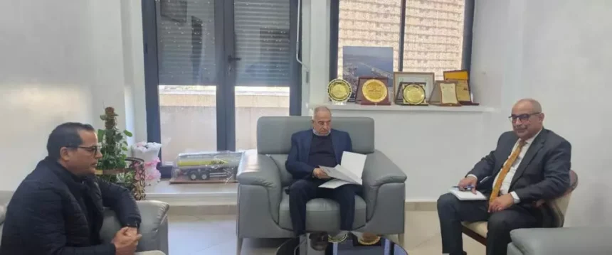 El Secretario General de la UGTSARIO saharaui se reúne con su homólogo argelino