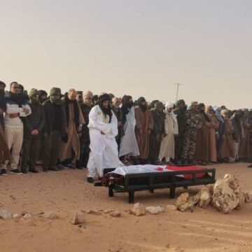 El pueblo saharaui despide al miembro del Buró Permanente del SN del Frente POLISARIO y Ministro de los Asuntos de las ZZ.OO en un emotivo funeral en Smara | Sahara Press Service (SPS)