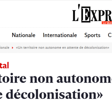 SAHARA OCCIDENTAL: «Un territoire non autonome en attente de décolonisation» – L’Expression