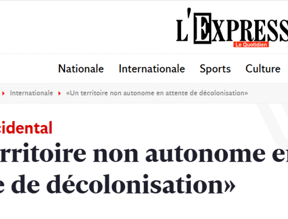 SAHARA OCCIDENTAL: «Un territoire non autonome en attente de décolonisation» – L’Expression