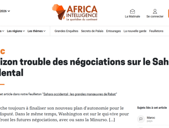 Les États-Unis cherchent à reléguer l’ONU au second plan au Sahara occidental tandis que le Maroc freine le processus, incapable de présenter une autonomie « crédible », selon Africa Intelligence