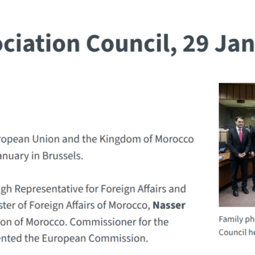 wqertyui Le nouveau communiqué UE–Maroc ne reconnaît pas la souveraineté marocaine sur le Sahara occidental et ne modifie pas la position européenne