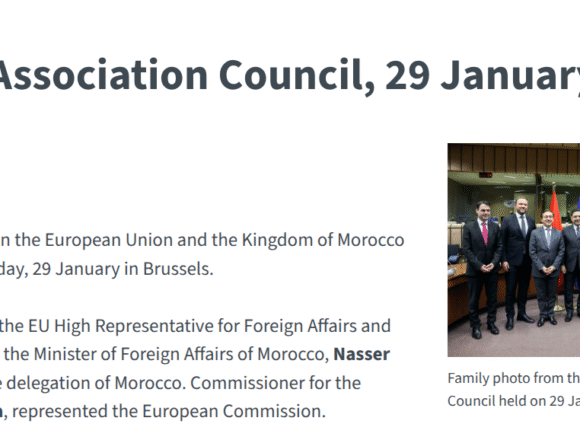 Le nouveau communiqué UE–Maroc ne reconnaît pas la souveraineté marocaine sur le Sahara occidental et ne modifie pas la position européenne