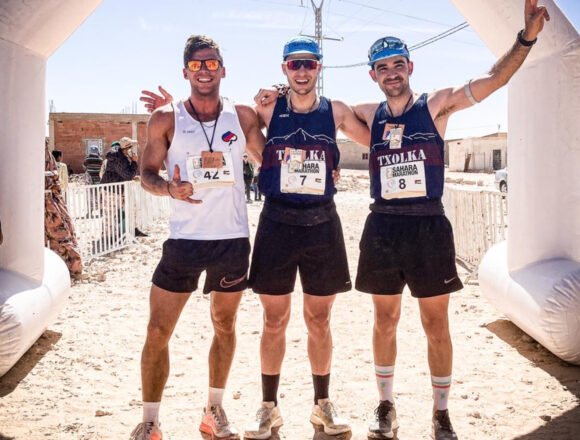 Aitor Garmendia y Francesca Lanzi, campeones en la 26ª edición del Sahara Marathon
