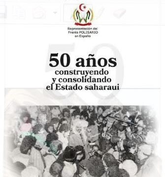 cartel-fp Dirigentes políticos reclaman autodeterminación para el Sáhara en el 50º aniversario de la RASD, según informa Contramutis