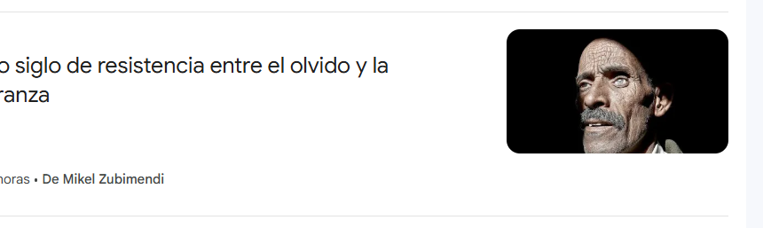 dsfgretg Medio siglo de resistencia entre el olvido y la esperanza