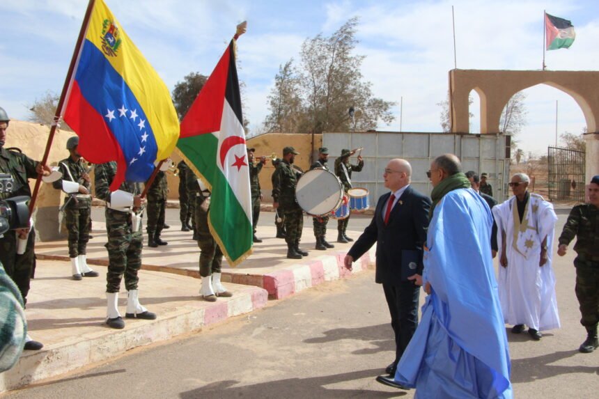 El Presidente Ghali recibe las cartas credenciales del nuevo embajador venezolano en la República Saharaui | Sahara Press Service (SPS)
