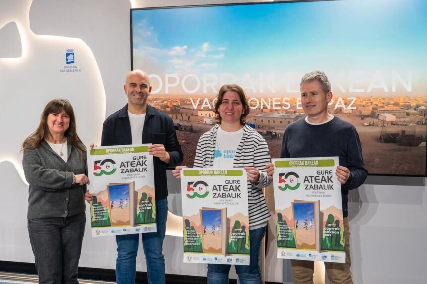 oporrakbakean Donostia celebra 40 años del programa Vacaciones en Paz