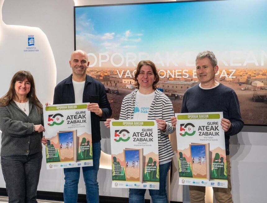 Donostia celebra 40 años del programa Vacaciones en Paz