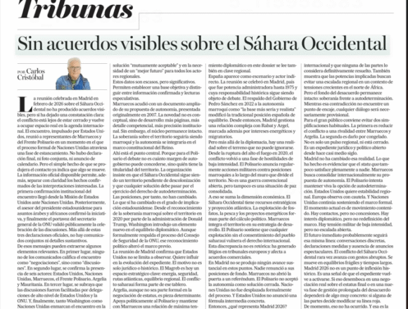 Sahara occidental : pas d’accord à Madrid, et ce n’est pas un hasard