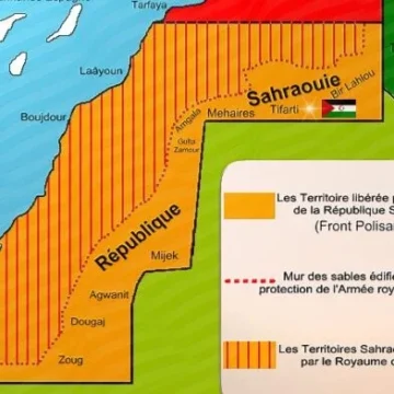 republique-sahraouie-democratique-carte-wikipedia-696x392 Sáhara Occidental : Negociaciones discretas no equivalen a avances reales