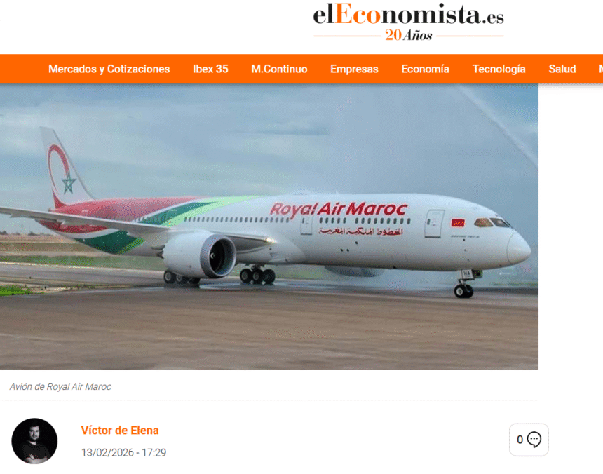 Royal Air Maroc y la normalización aérea del Sáhara Occidental ocupado