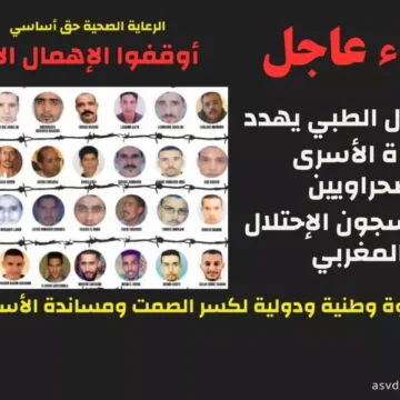 Presos políticos saharauis de Gdeim Izik reafirman la lucha por la independencia en el 50 aniversario de la RASD