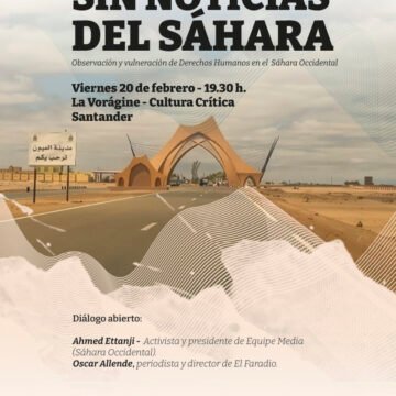 Diálogos (re)encontrados en Santander: Ahmed Ettanji y Óscar Allende ponen el foco en el Sáhara Occidental