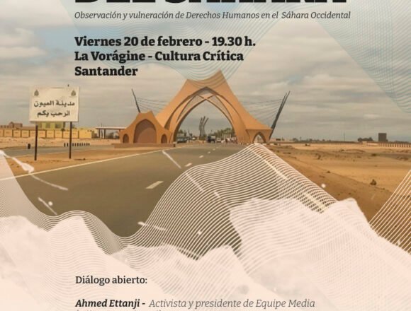 Diálogos (re)encontrados en Santander: Ahmed Ettanji y Óscar Allende ponen el foco en el Sáhara Occidental