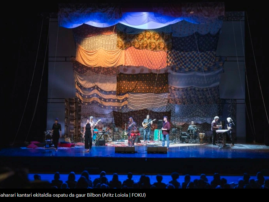 687967678i Sahararen askatasuna kantari aldarrikatu dute Bilbon, Palestina ahaztu gabe | Culture | Naiz