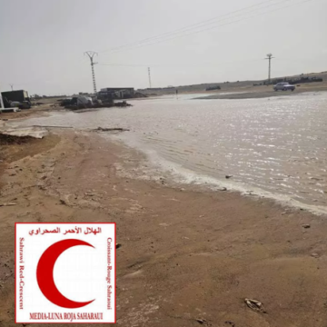 AQSWEDRFTGYH Lluvias en los campamentos saharauis: 1.500 familias pierden sus alimentos en Dajla