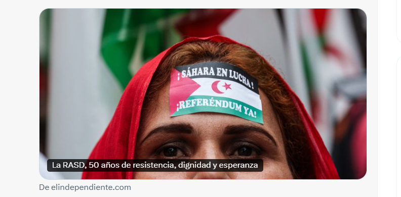 Lectura comentada: 50 años de la RASD, entre memoria, legitimidad y resistencia