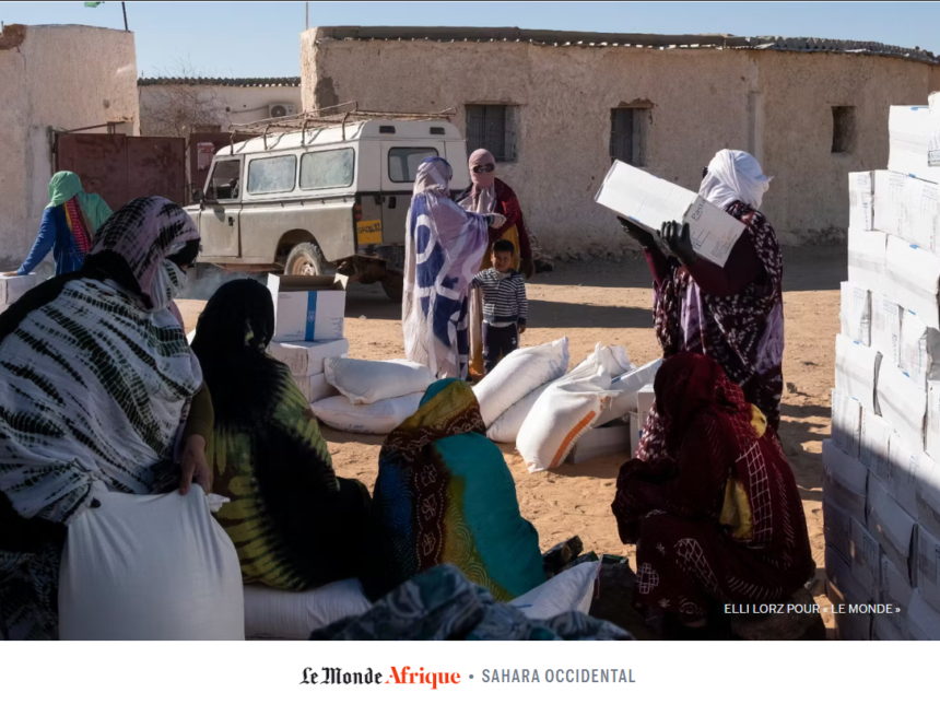 ERTYGHJ5R6TYU Les réfugiés sahraouis de Tindouf face au déclin de l’aide internationale