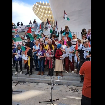 asdfgthjuk Sevilla se moviliza por la paz y denuncia la ocupación del Sáhara Occidental
