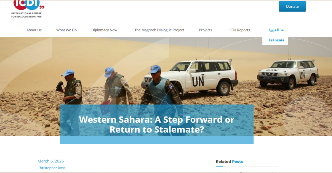 Christopher Ross advierte: el nuevo proceso diplomático sobre el Sáhara Occidental en 2026 podría acabar en otro bloqueo