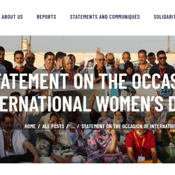Día Internacional de la Mujer: CODESA denuncia la represión contra las mujeres en el Sáhara Occidental