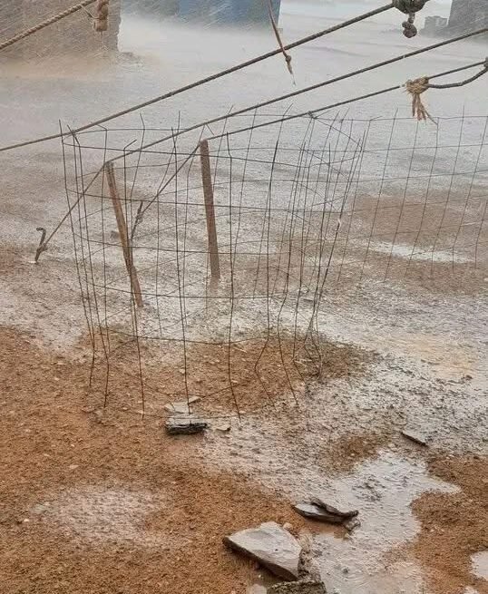 Fuertes lluvias en los campamentos saharauis causan daños en la Wilaya de Dajla