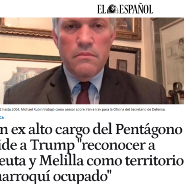 Un analista estadounidense propone reconocer Ceuta y Melilla como “territorios marroquíes” en medio del debate geopolítico sobre España y Marruecos