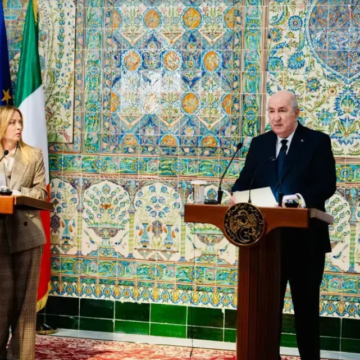 Argelia reafirma la autodeterminación del Sáhara Occidental tras la visita de Meloni, con matices en la posición italiana