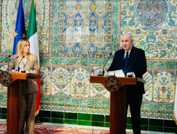 Argelia reafirma la autodeterminación del Sáhara Occidental tras la visita de Meloni, con matices en la posición italiana