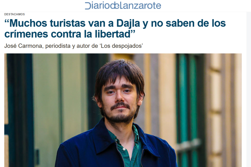 qwertwert Entrevista a José Carmona: turismo, represión y Sáhara Occidental en Diario de Lanzarote