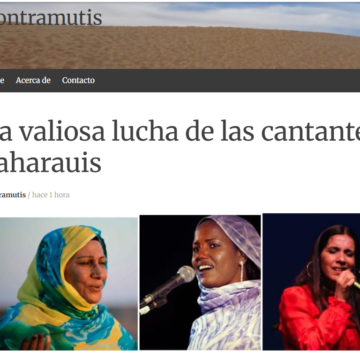 Las voces que cantan la libertad: cantantes saharauis y cultura de resistencia