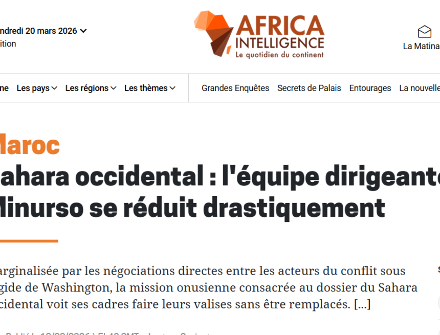 La MINURSO bajo presión: ¿vaciamiento progresivo de la misión?