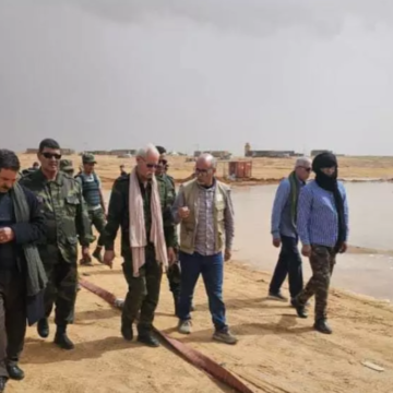 Brahim Gali se desplaza a Dajla para evaluar los daños tras las lluvias en los campamentos saharauis