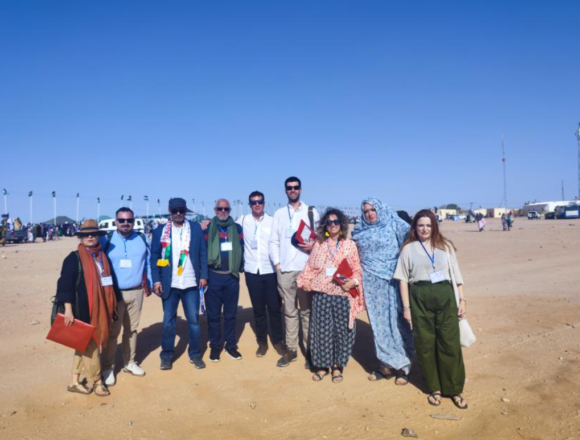 Delegación navarra participa en el 50 aniversario de la RASD en los campamentos saharauis
