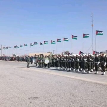 Desfile militar del Ejército de Liberación Popular Saharaui en Auserd durante el 50 aniversario de la RASD