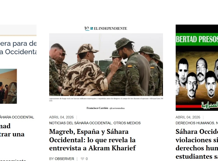 ASDCFXVBN Sáhara Occidental: lo que hay que saber hoy (4 de abril de 2026)