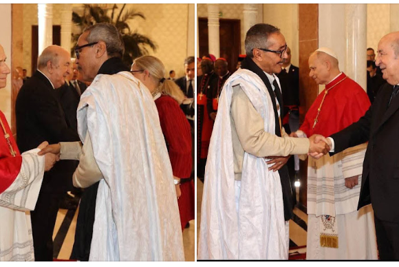 PapaRASD Sáhara Occidental: el embajador saharaui saluda al Papa León XIV en su visita a Argelia