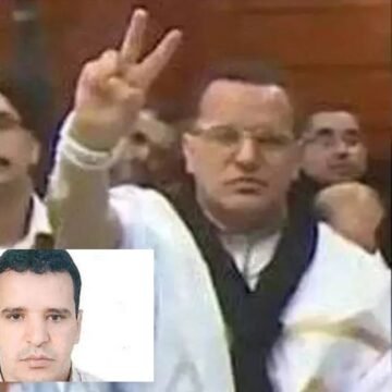 Preso político saharaui en Tiflet 2 Preso político saharaui en la prisión de Tiflet 2 denunciando violaciones de derechos humanos